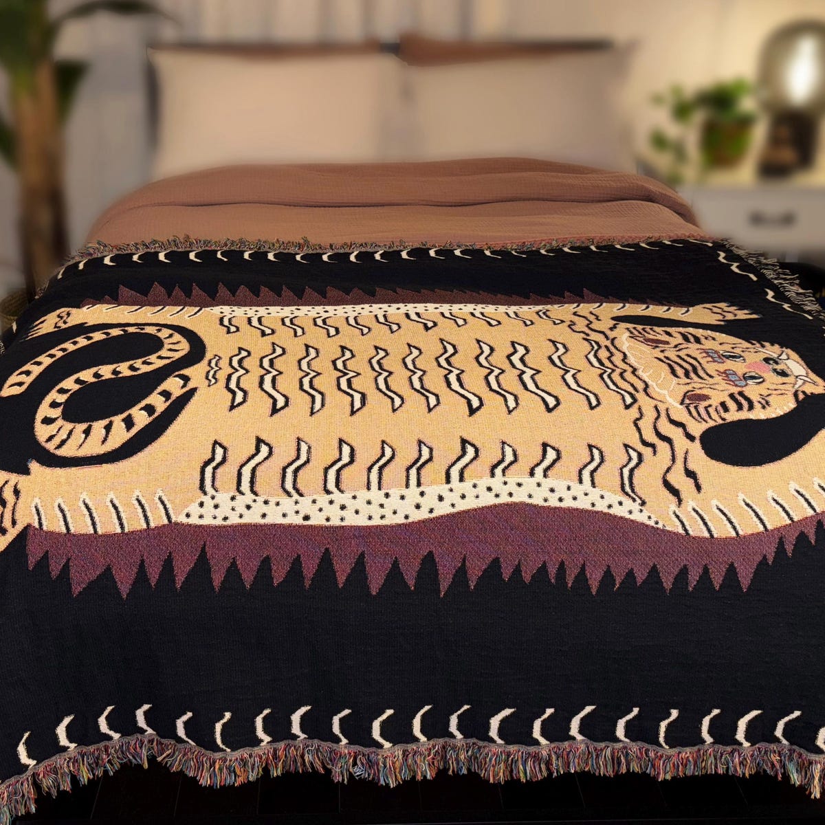 Tibetan tiger pattern Rug