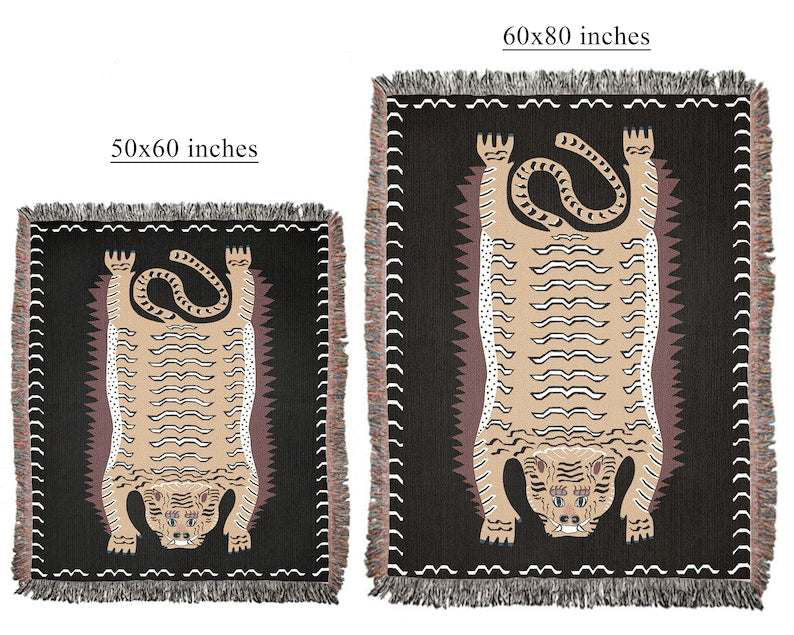 Tibetan tiger pattern Rug