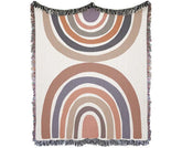 Earth Tones Rainbow Throw