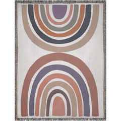 Earth Tones Rainbow Throw