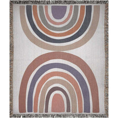Earth Tones Rainbow Throw