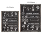 Personalized Grandma Gift Throw Blanket