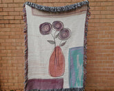 Couch Floral Art Throw