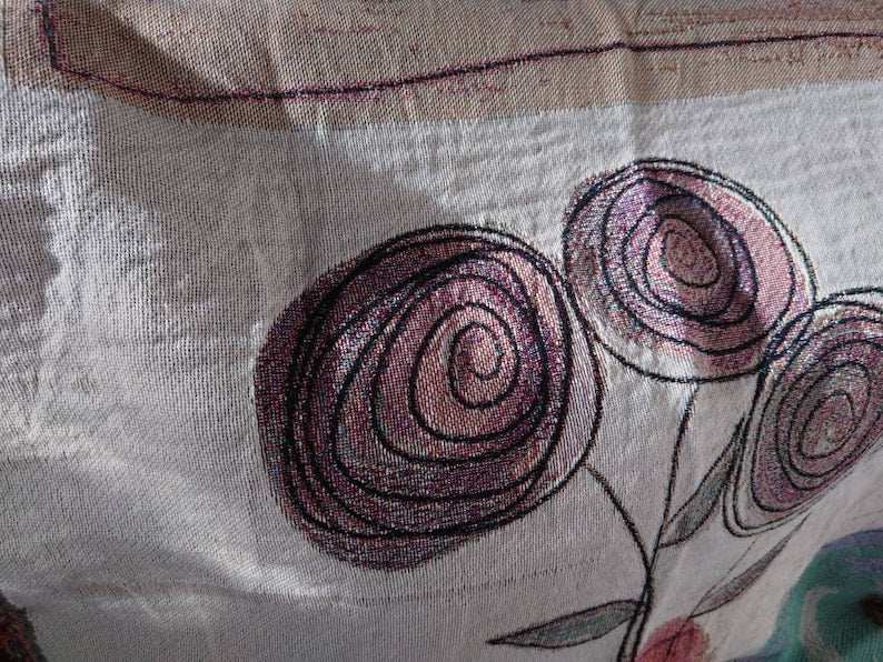 Couch Floral Art Throw