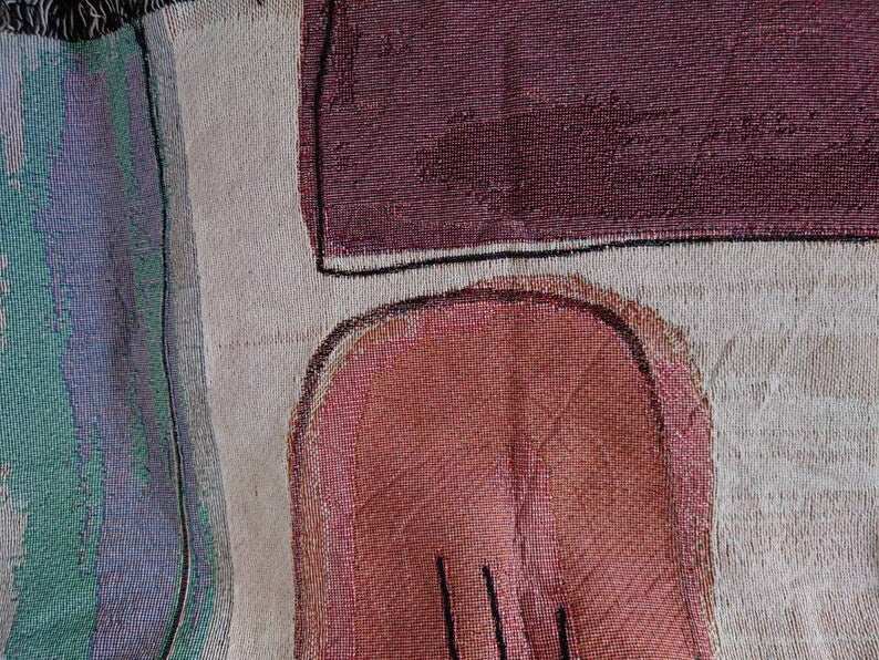 Couch Floral Art Throw