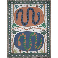 Snake Woven Blanket