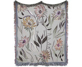 Woman Body Art Tapestry Blanket