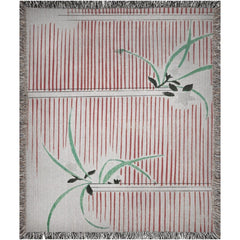 Minimalist Japanese Art Throw
