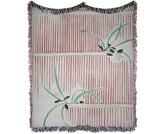 Minimalist Japanese Art Throw