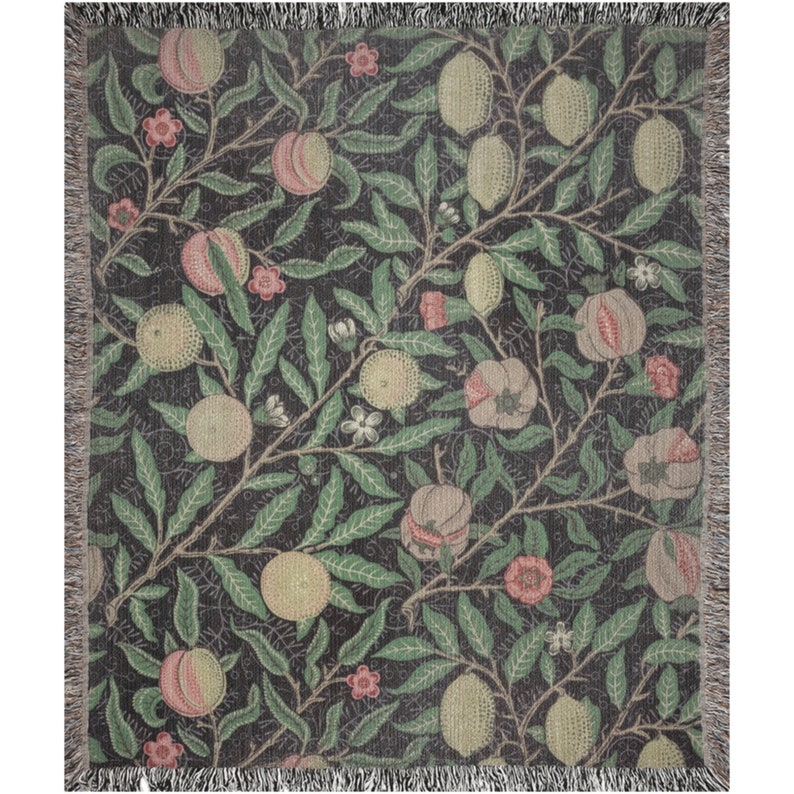 Pomegranate William Morris Fruit Throw