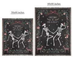 Personalized Couple Christmas Throw