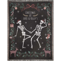 Dancing Skeletons Christmas Blanket