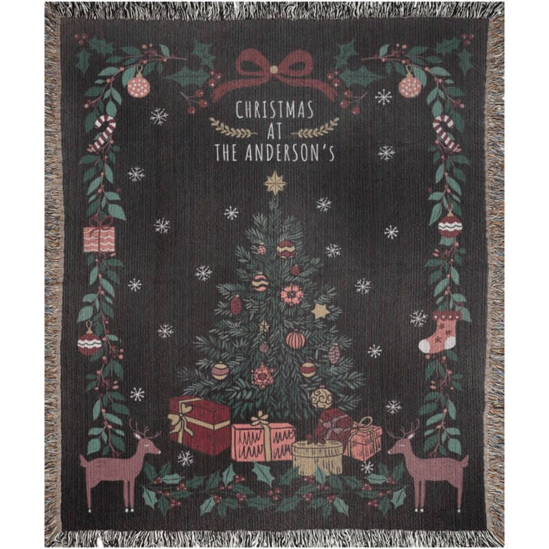 Personalized Christmas Blanket