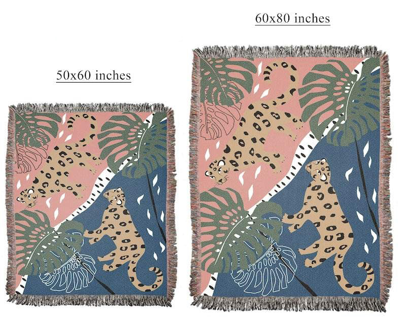 Leopard Throw Blanket
