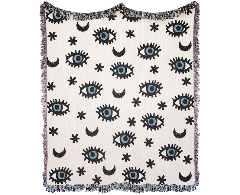 Evil Eye Tapestry Blanket