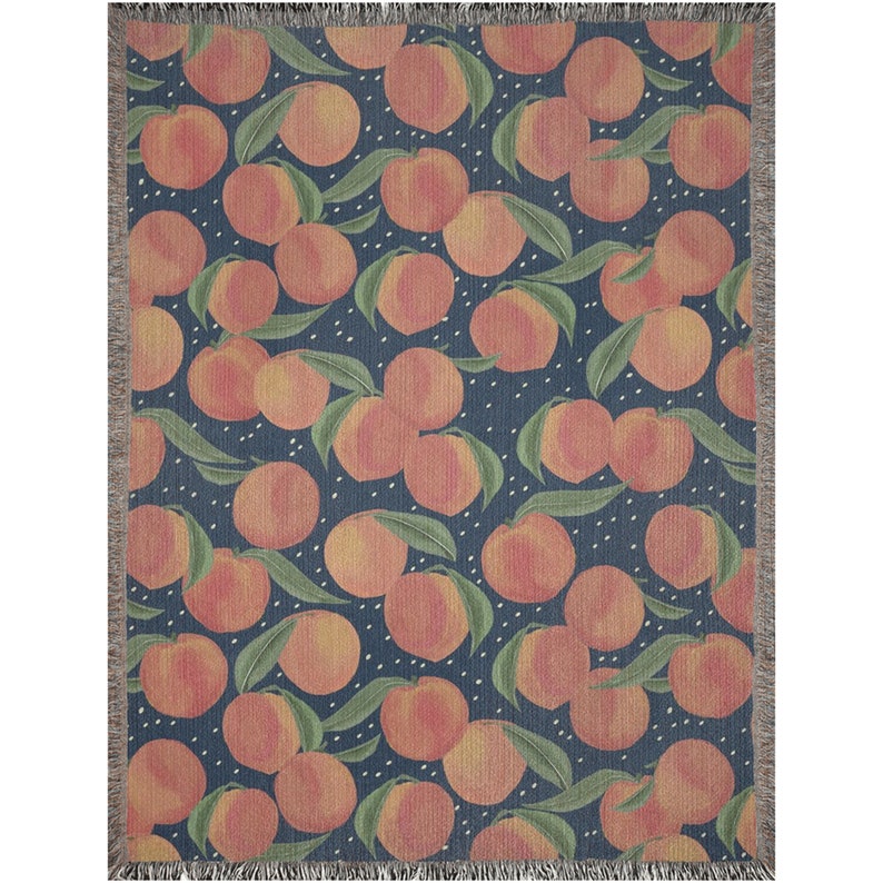 Peach Woven Picnic Blanket