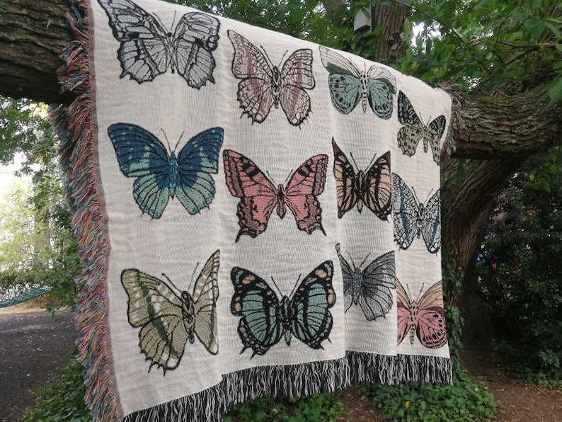 Butterfly Throw Blanket