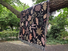 Autumn Tapestry Throw Autumn leaves blanket
