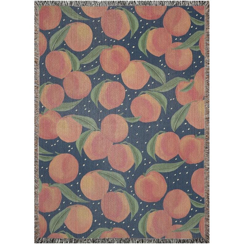 Peach Woven Picnic Blanket