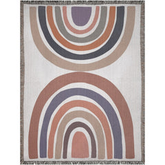 Earth Tones Rainbow Throw