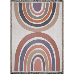 Earth Tones Rainbow Throw