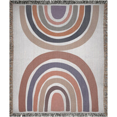 Earth Tones Rainbow Throw