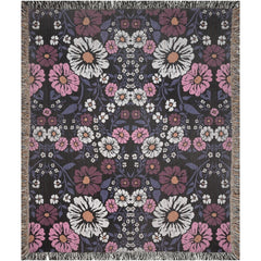 Autumn Night Boho Throw Blanket