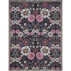 Autumn Night Boho Throw Blanket