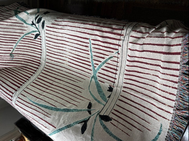 Minimalist Japanese Art Throw