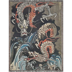 Dragon Vintage Art Blanket