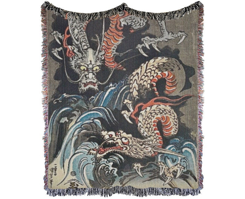 Dragon Vintage Art Blanket